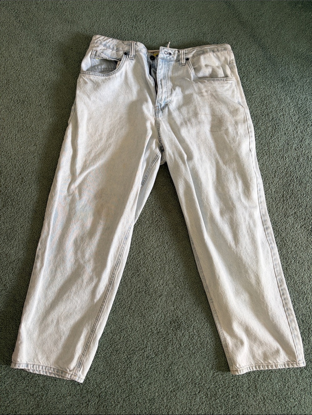 Empyre Light Gray Relaxed Straight Jeans